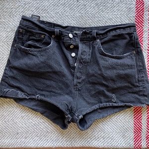 Denim Forum Yoko Shorts - Size 30 (Black)